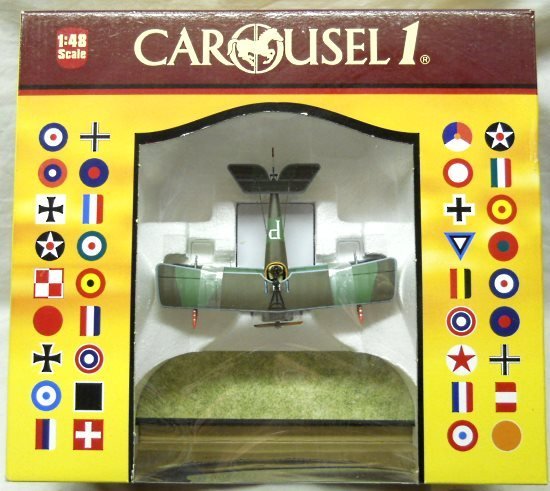 Carousel 1 1/48 Nieuport 11 Bebe Escadrille Americaine N.124 Verdun 1916 Adjudant Norman Prince (4 Kills), 6141 plastic model kit